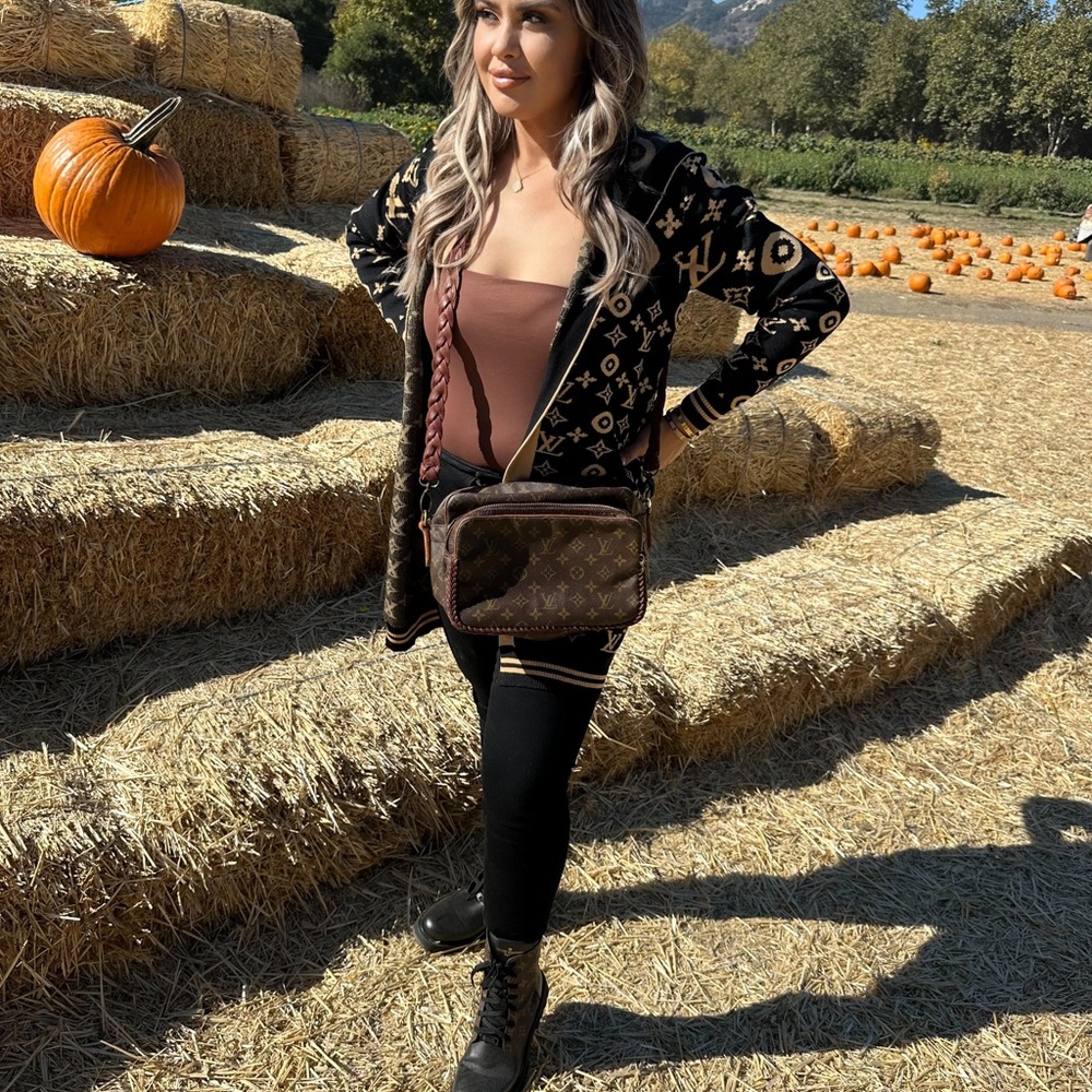 Louis Vuitton Monogram Brown and Tan Crossbody